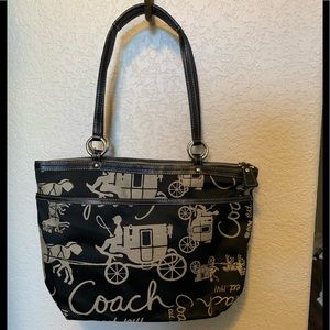 Vintage patten Coach bag. Very rare!